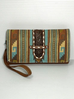 Nocona N770003697 Womens Southwest Style Clutch Wallet Multicolor
