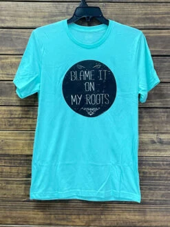 Texas True 3001 Blame It On My Roots T-Shirt Heather Mint