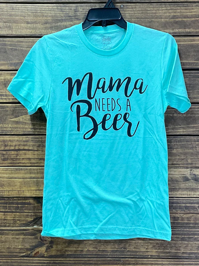 Texas True 3001 Mama Needs A Beer T-Shirt Mint