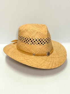 Shady Brady VOYAGER 1AD02V Vented Straw Hat Natural