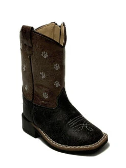 Old West VB1076 Kids Western Boot Black