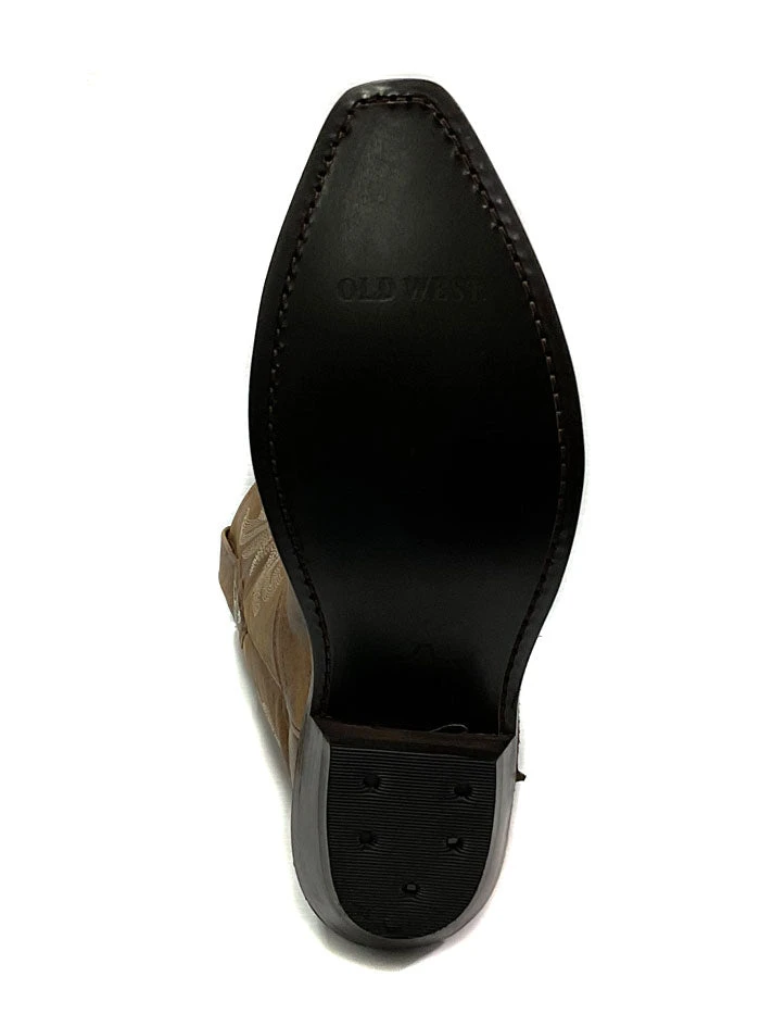Old West LF1610 Womens Snip Toe Western Boots Brown - Image 6