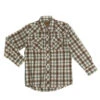 Wrangler 112317126 Kids Retro Shirt Brown