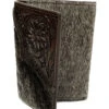 Nocona N500034002 Mens Calf Hair Tooled Edge Trifold Wallet Brown