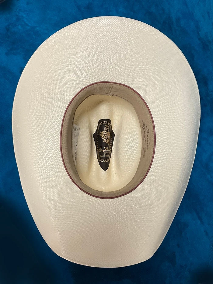 Larry Mahan MS2442OPLX 10X OPLIN Straw Hat Ivory - Image 7