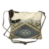 Myra Bag S-4683 Womens Tufts Pattern Small & Crossbody Bag Blue