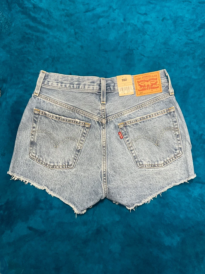 Levis Levi's 563270321 Womens 501 Original Shorts Quiet Riot - Image 2