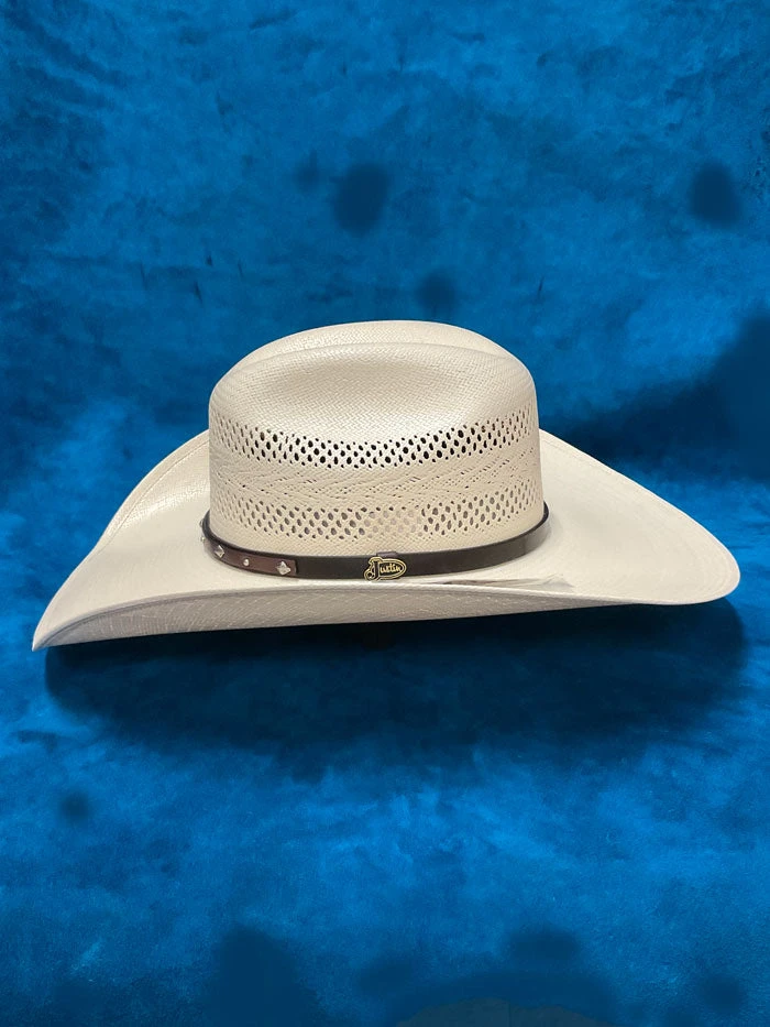 Justin JS6330WHSN4408 Straw Cowboy Hat White - Image 2