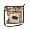 Myra Bag S-6753 Womens Astrid Shoulder Bag Brown