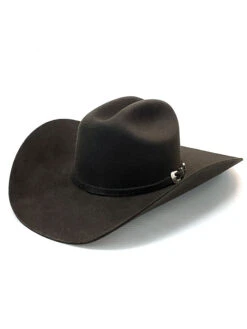 Justin JF0657DYLA Bent Rail Dylan 6X Fur Felt Cowboy Hat Chocolate
