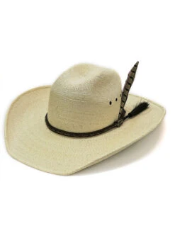 Justin JS1930BUKD40 Kids Buckhorn Western Straw Hat Natural