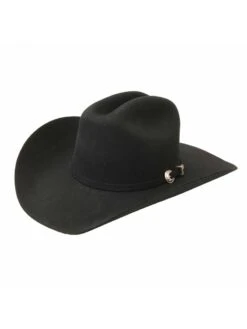 Justin JF0342RDEO Rodeo 3X Rodeo Wool Felt Cowboy Hat Black