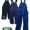 Key Industries Kid's Premium Washed Denim Overall KEY001