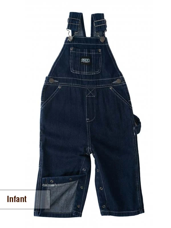 Key Industries Kid's Premium Washed Denim Overall KEY001 - Image 3