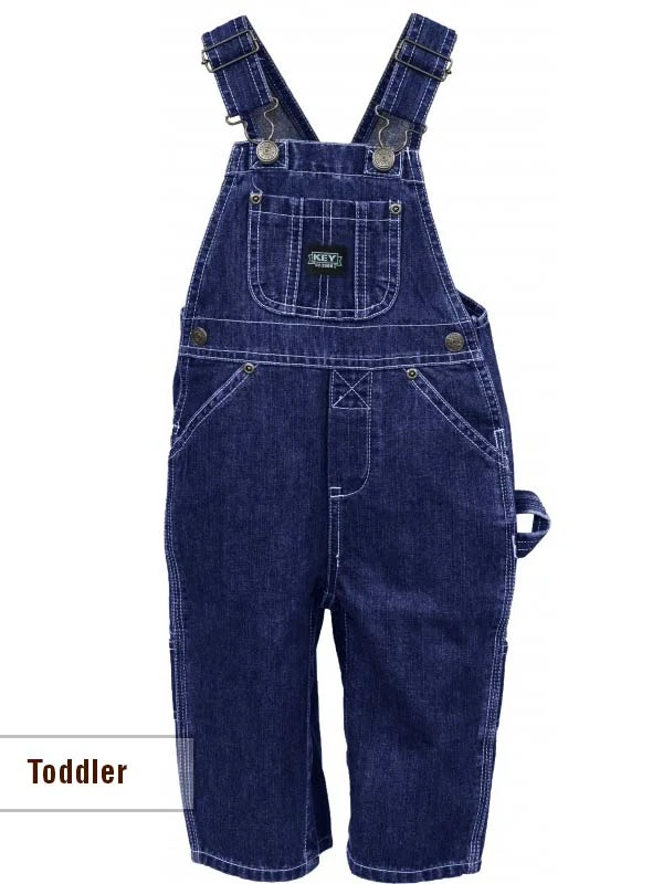 Key Industries Kid's Premium Washed Denim Overall KEY001 - Image 4
