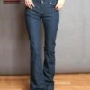 Kimes Ranch Ladies Lola USA Made Mid-Rise Wide Leg Trouser Jeans