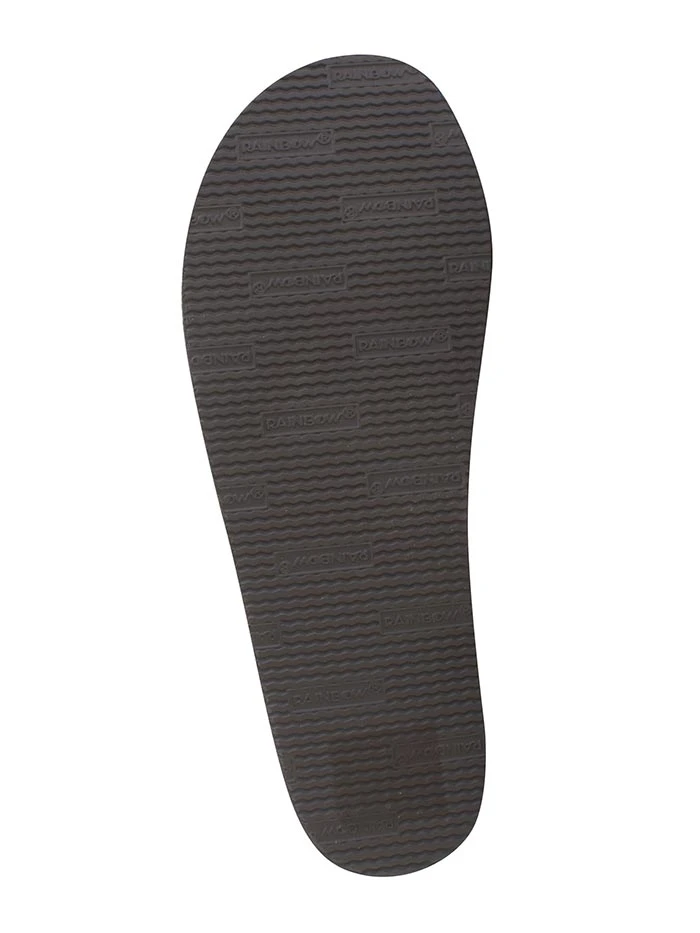 Rainbow WILLOW Womens Double Layer Arch Leather Braided Strap Sandals Dark Brown - Image 3