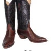 Lucchese L4712.44 Womens Classic Ranch Leather Boots Tan Burnished