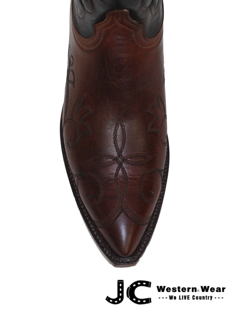 Lucchese L4712.44 Womens Classic Ranch Leather Boots Tan Burnished - Image 4