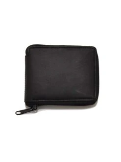 London Stitch Mens Black Leather Zip Around Wallet LS392