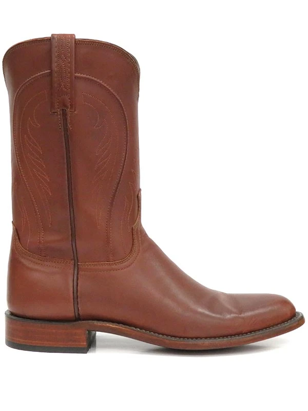 Lucchese HL3504.RR Mens Heritage Boots Ranchhand Tan Burnished -D - Image 3