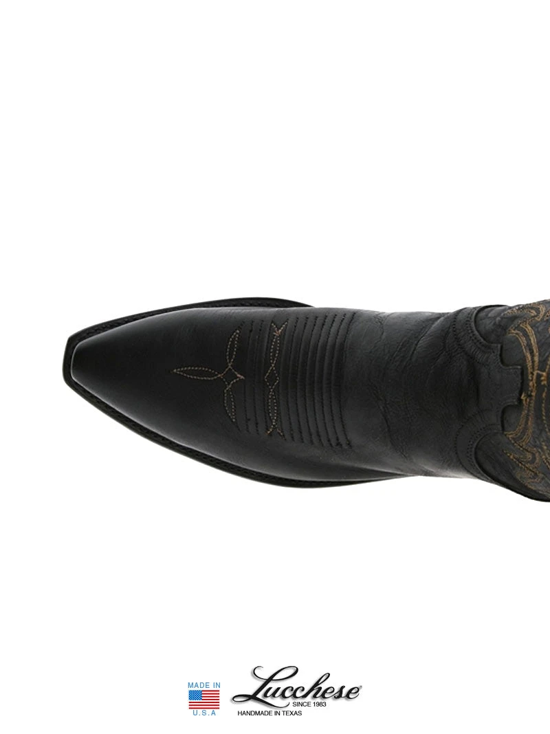 Lucchese N4559.54 Womens Savannah Mad Dog Cowgirl Boots Black Burnished - Image 3