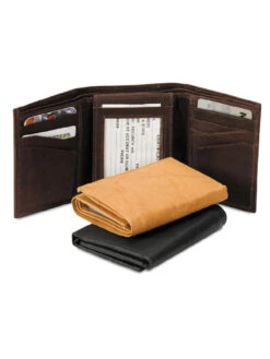 Leather Tri-Fold Wallet