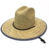 Dorfman Pacific MS401OS-NAT Lifeguard American Flag Straw Hat Natural