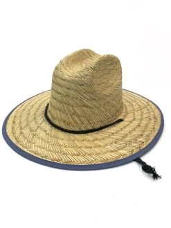Dorfman Pacific MS401OS-NAT Lifeguard American Flag Straw Hat Natural