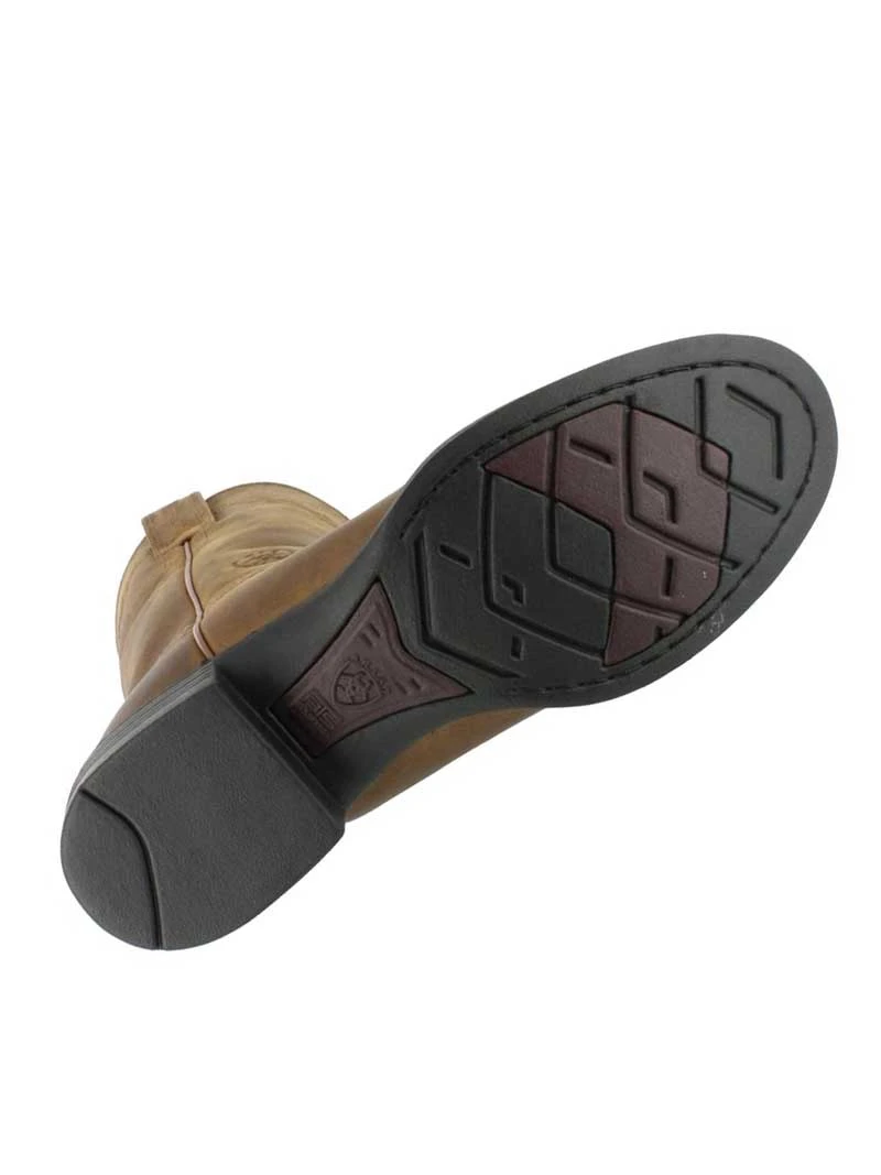 Ariat 10002284 Mens Heritage Roper Western Boot Distressed Brown - Image 5