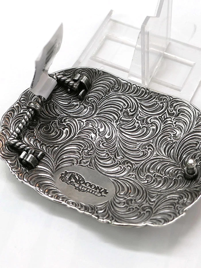 Nocona 37122 American Strong USA Soaring Eagle Belt Buckle Antique Silver - Image 3