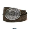 Nocona N3300002 Womens Belle Forche Floral Embossed Western Belt