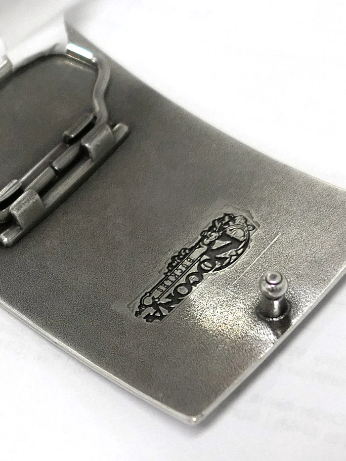 Nocona 37407 Rectangle Scroll Edge Aztec Belt Buckle - B - Image 3