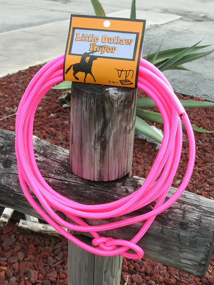 M&F 5010330 Kids Little Outlaw Roper Lasso Pink