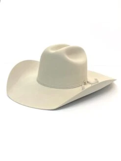 Resistol RFDIAH-724271 Mens Diamond Horseshoe 15X Cowboy Felt Hat Silverbelly