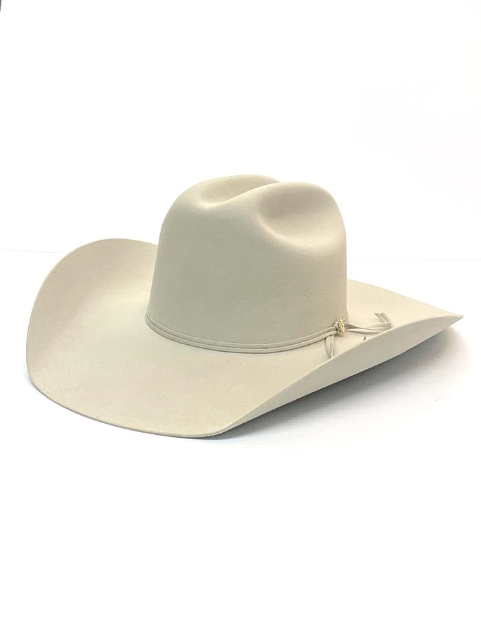 Resistol RFDIAH-724271 Mens Diamond Horseshoe 15X Cowboy Felt Hat Silverbelly