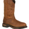 Rocky 2733 Mens Original Ride Branson Roper Waterproof Western Boots Aztec Crazy Horse