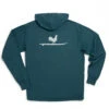 Beach & Barn Mens Relaxed Fit Speechless Hooded Tee Teal