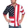 Scully RW029SS Mens Short Sleeve Patriot Western Shirt Bold Stars And Stripes