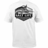 Salt Life Mens The Chase Short Sleeve Tee SLM10592 White
