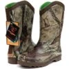 Smoky Mountain Kids Muddy River Waterproof Boots 2723Y 2723C Camo