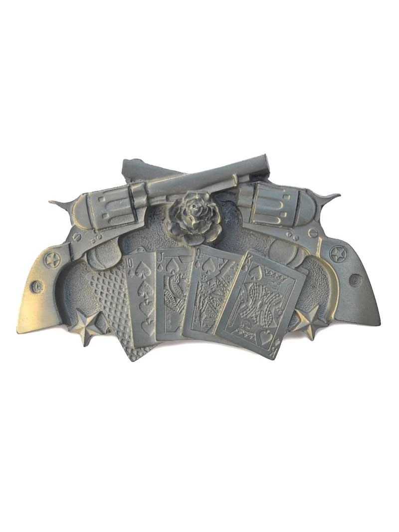 Guns Rose Poker Metal Belt Buckle 59579