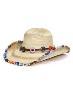 SunBody Last Call Palm Leaf Bottle Cap Cowboy Hat HLAST4A