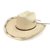 SunBody HGKC-BW2 Kids Cattleman Barbed Wire Straw Hat Natural