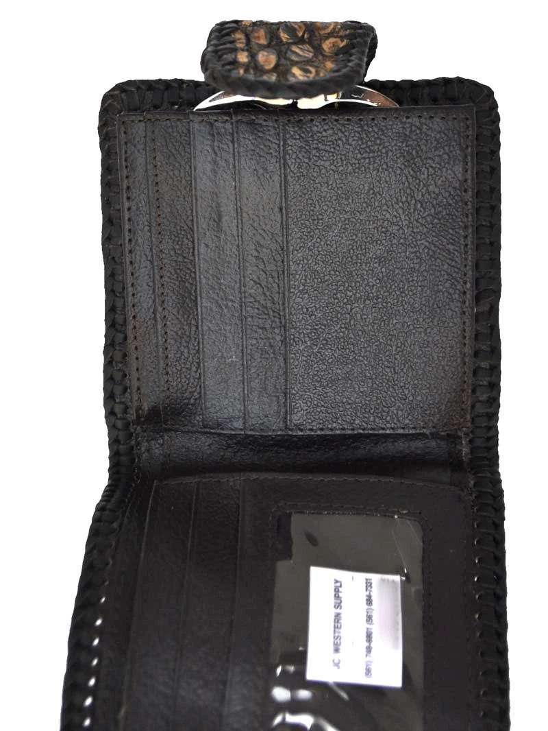 Alligator Bi-fold Western Wallet 60582 - Image 3