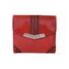 Brighton T10037 Highland Petite Leather Wallet Red - D