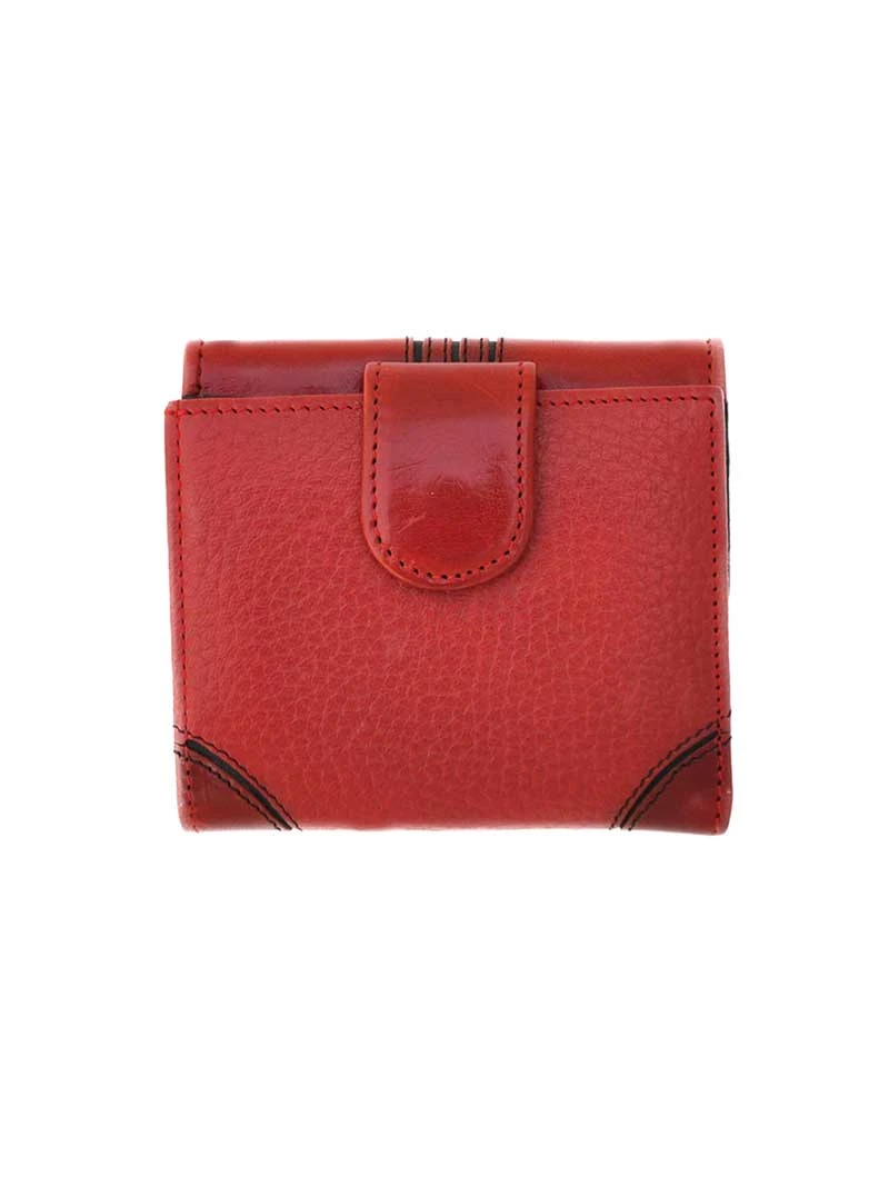 Brighton T10037 Highland Petite Leather Wallet Red - D - Image 2