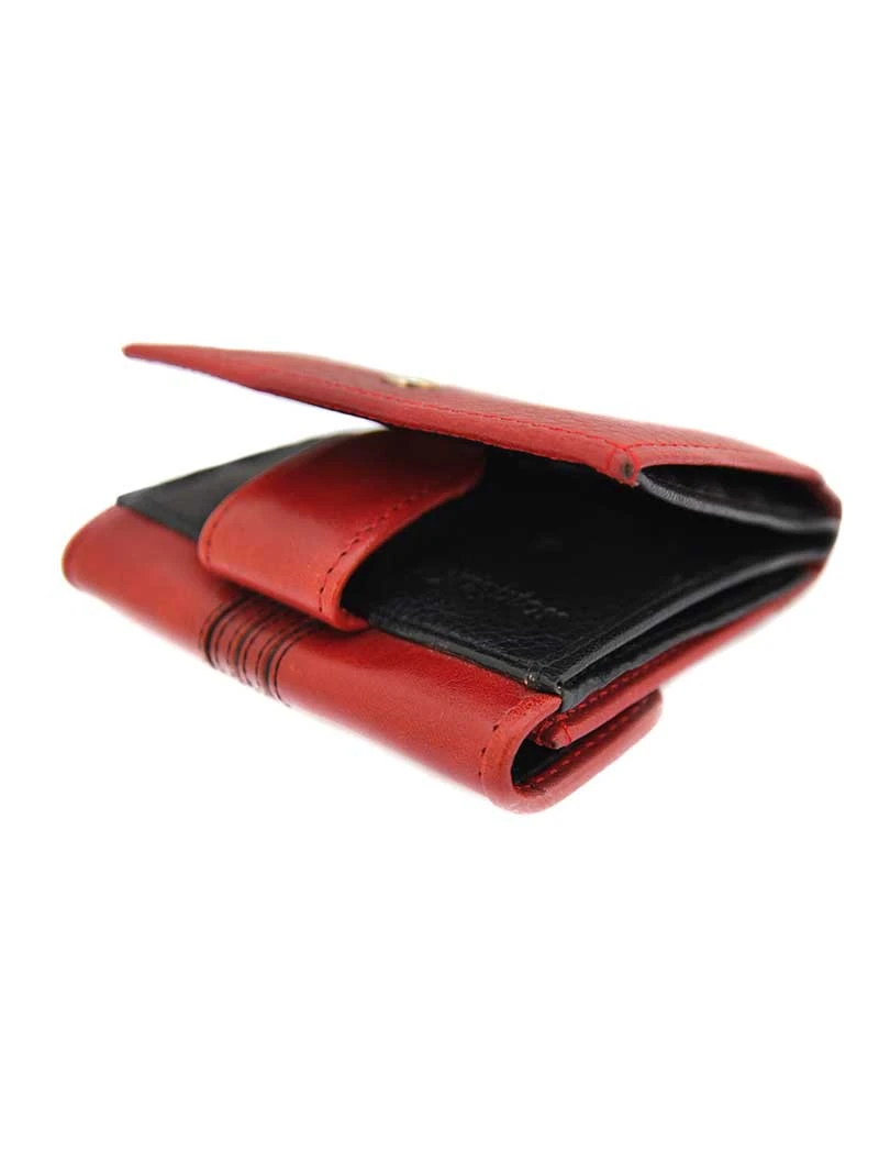 Brighton T10037 Highland Petite Leather Wallet Red - D - Image 4