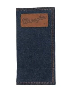 Wrangler Bi Fold Blue Denim Rodeo Wallet 8700W