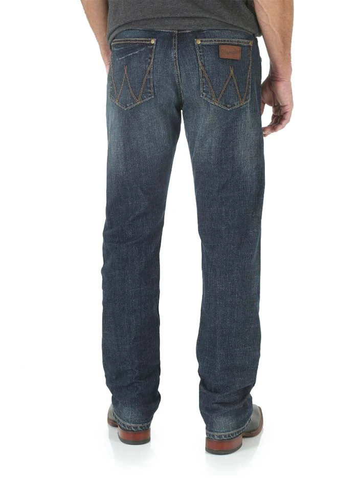 Wrangler WLT88BZ Mens Retro Slim Fit Straight Leg Jean - Image 2
